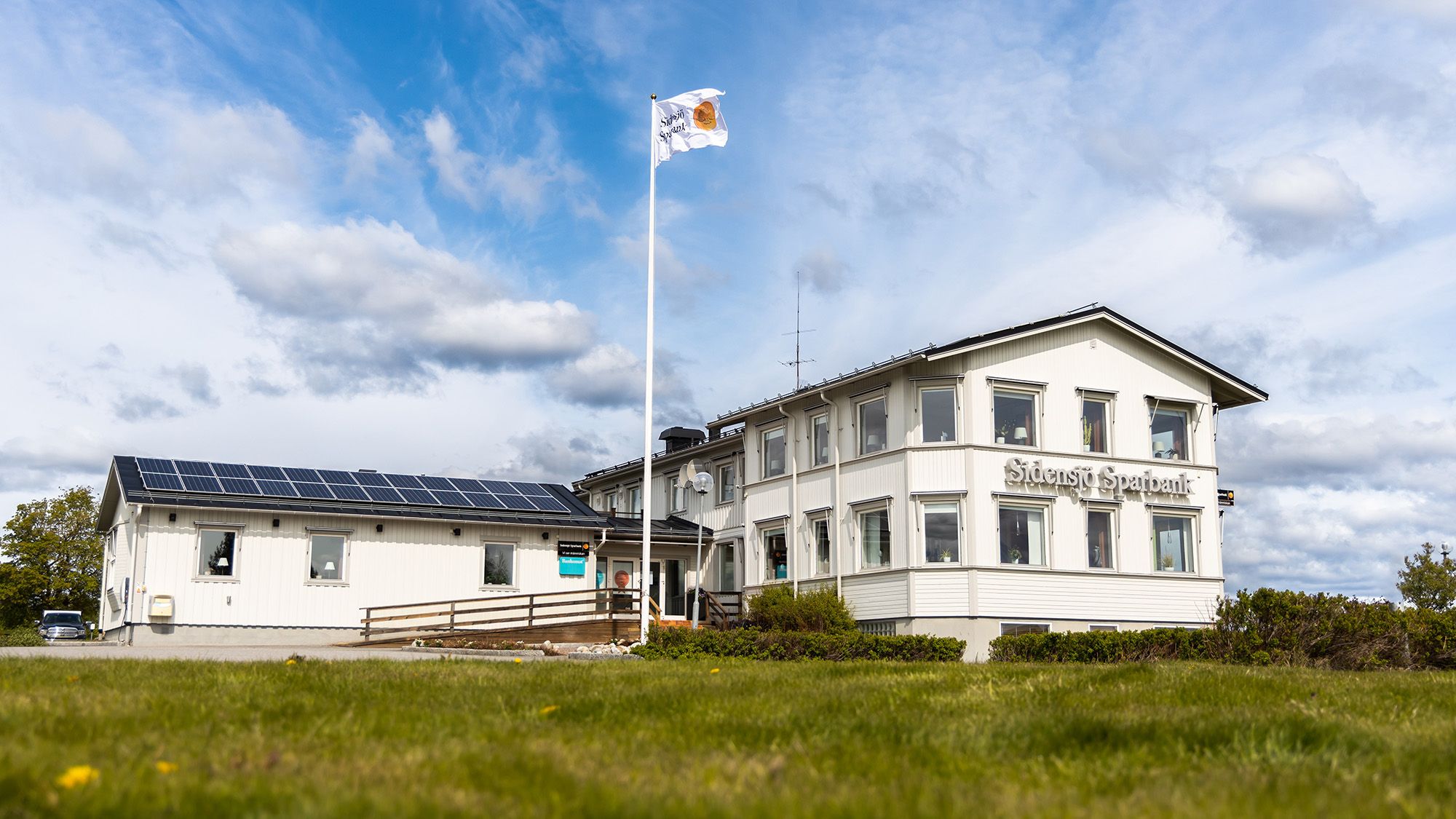 Bild på Sidensjö Sparbanks kontor